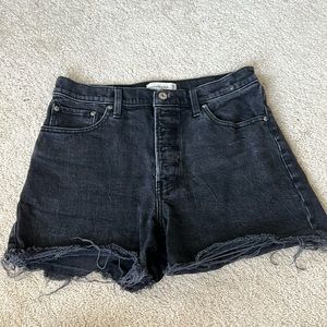 Abercrombie and Fitch high rise 4 inch shorts